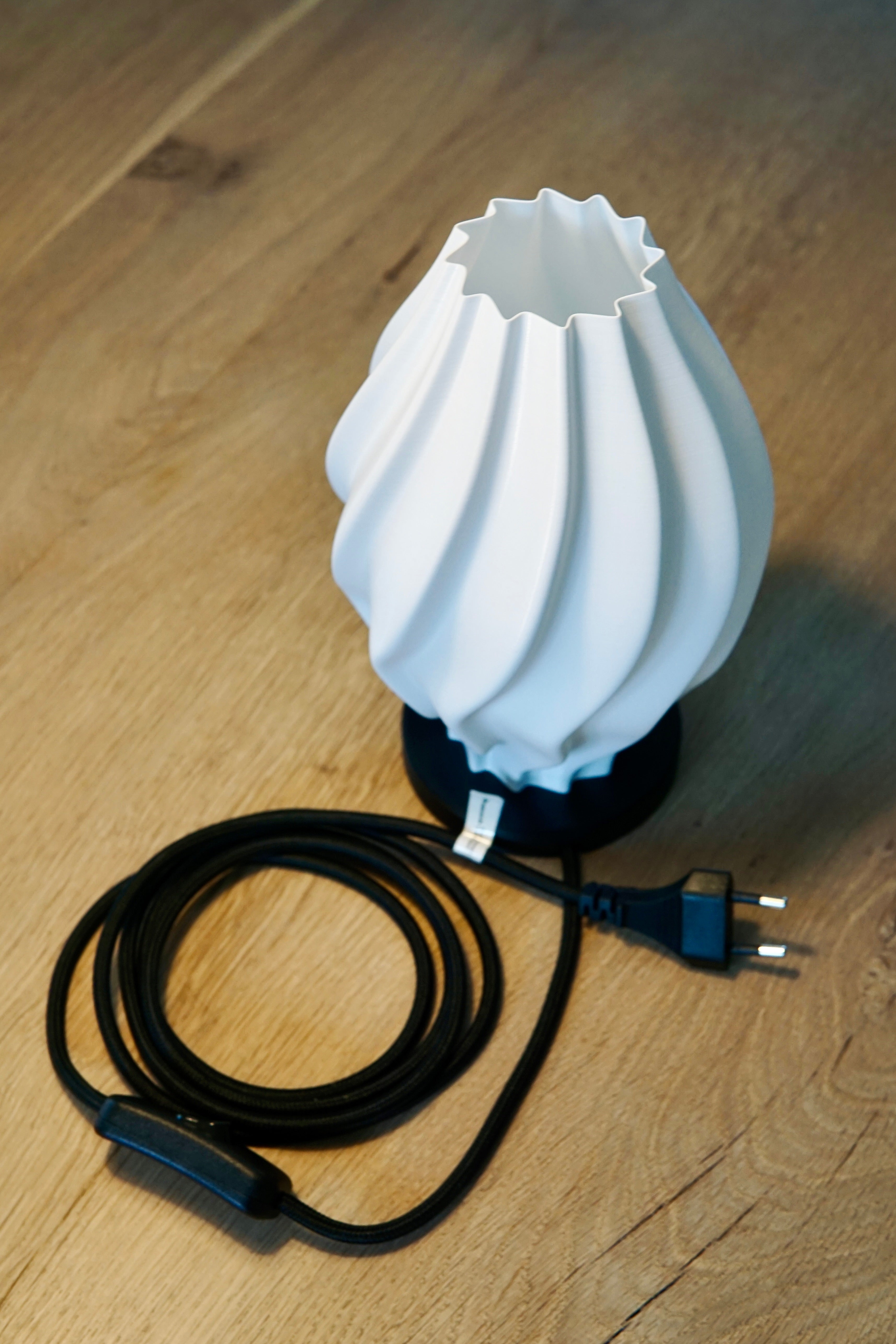 North Sea Wave S pure white - tabe lamp