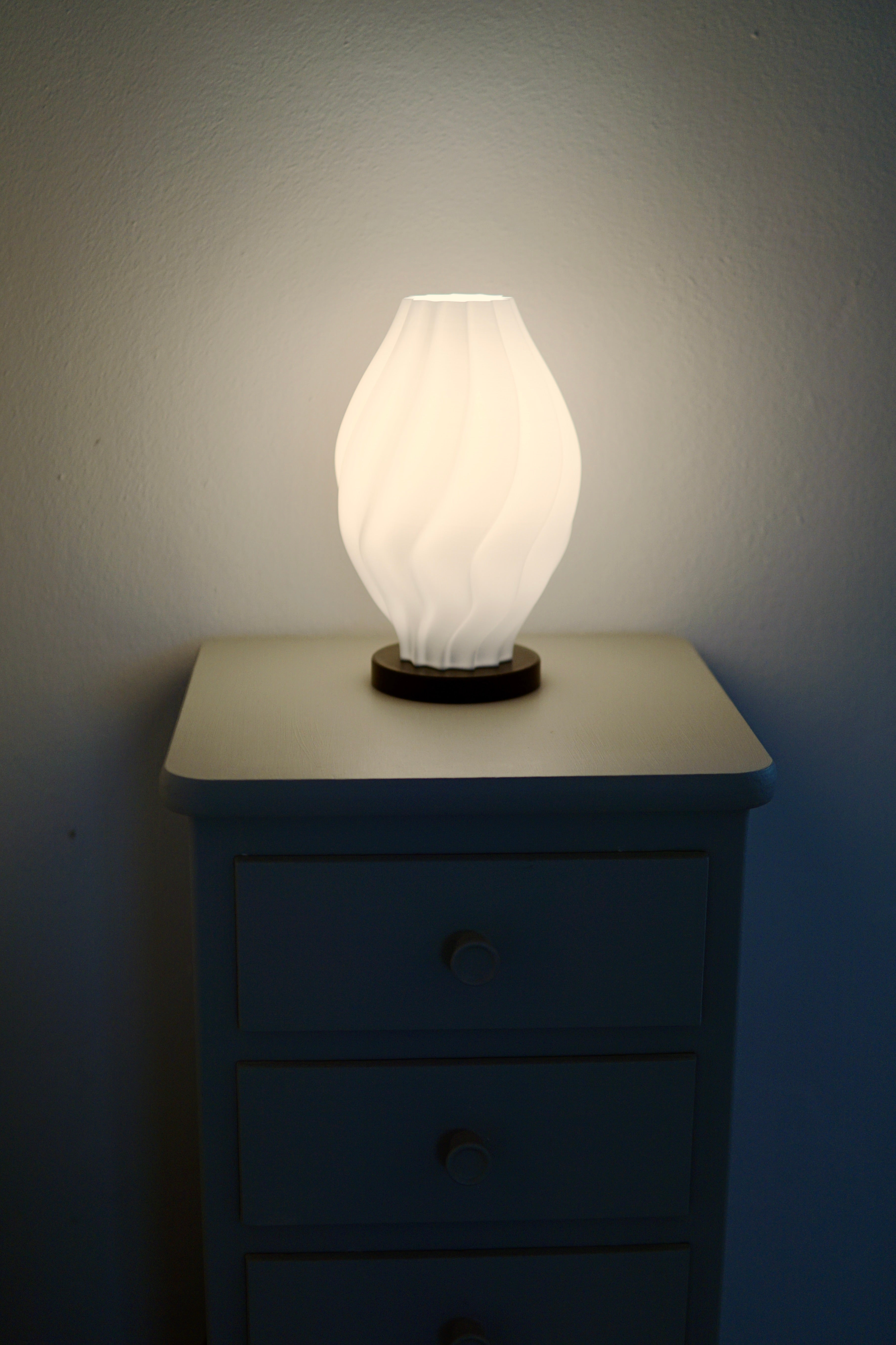 North Sea Wave S pure white - tabe lamp
