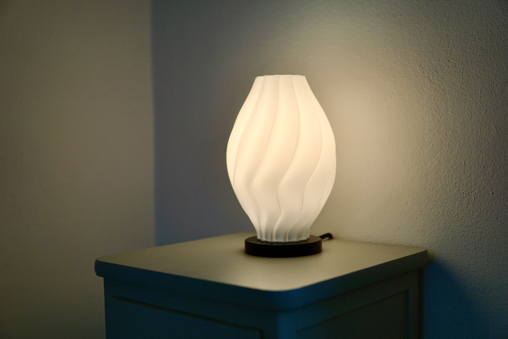 North Sea Wave S pure white - tabe lamp