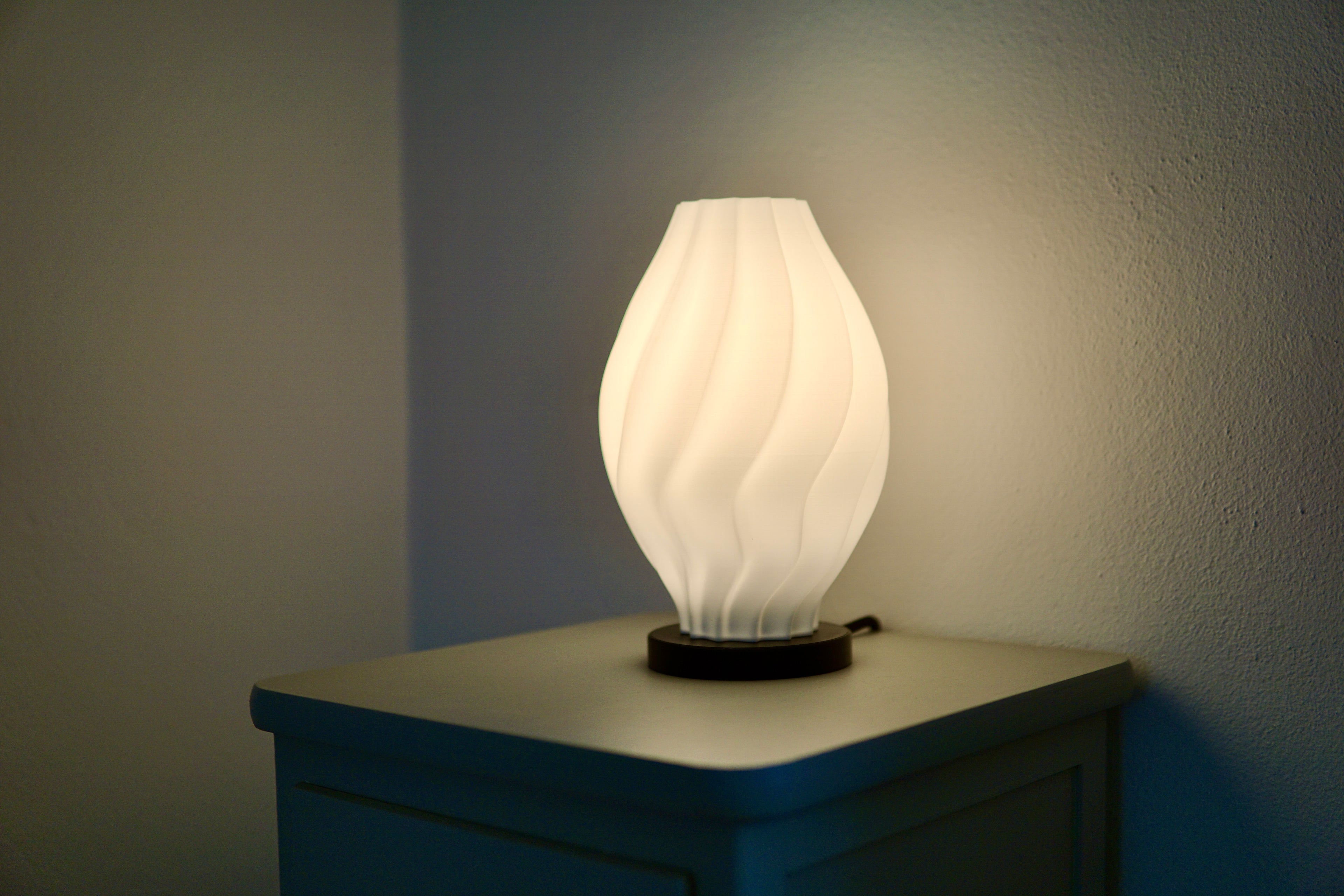 North Sea Wave S pure white - tabe lamp
