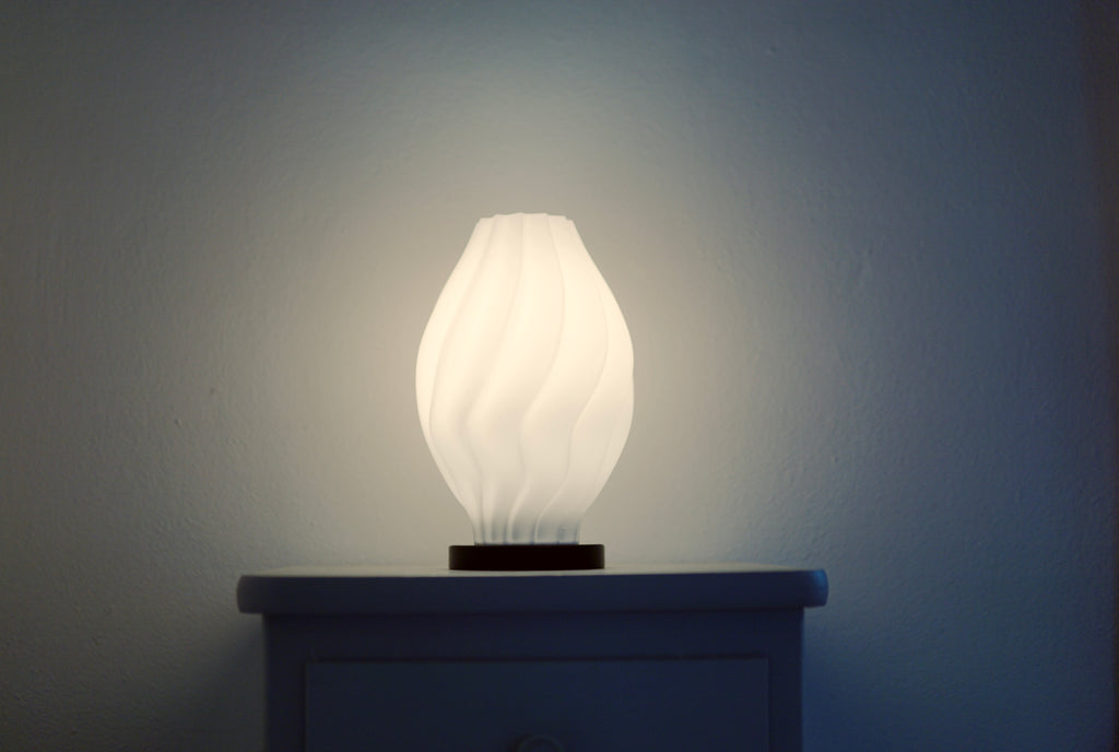 North Sea Wave S pure white - tabe lamp