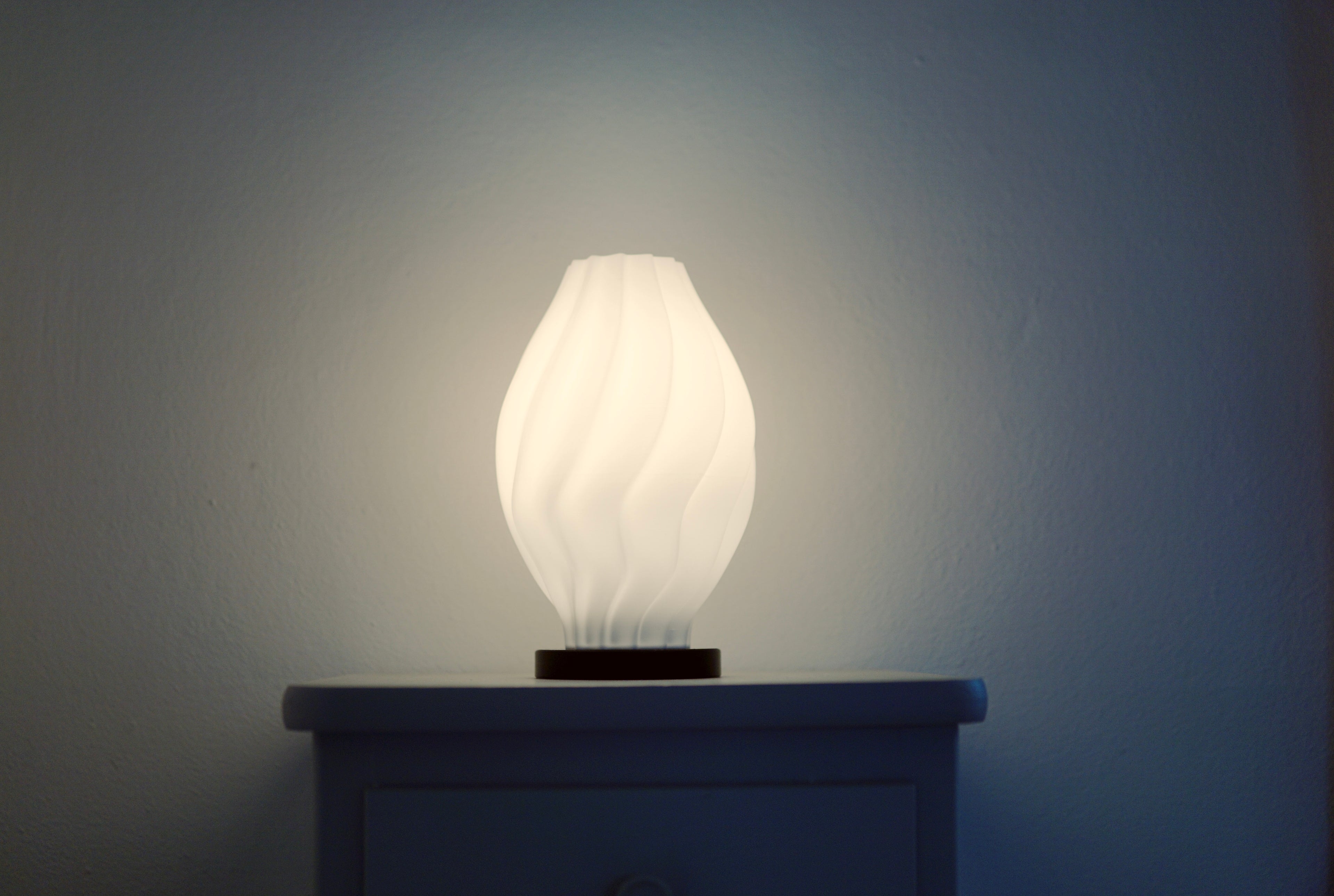 North Sea Wave S pure white - tabe lamp