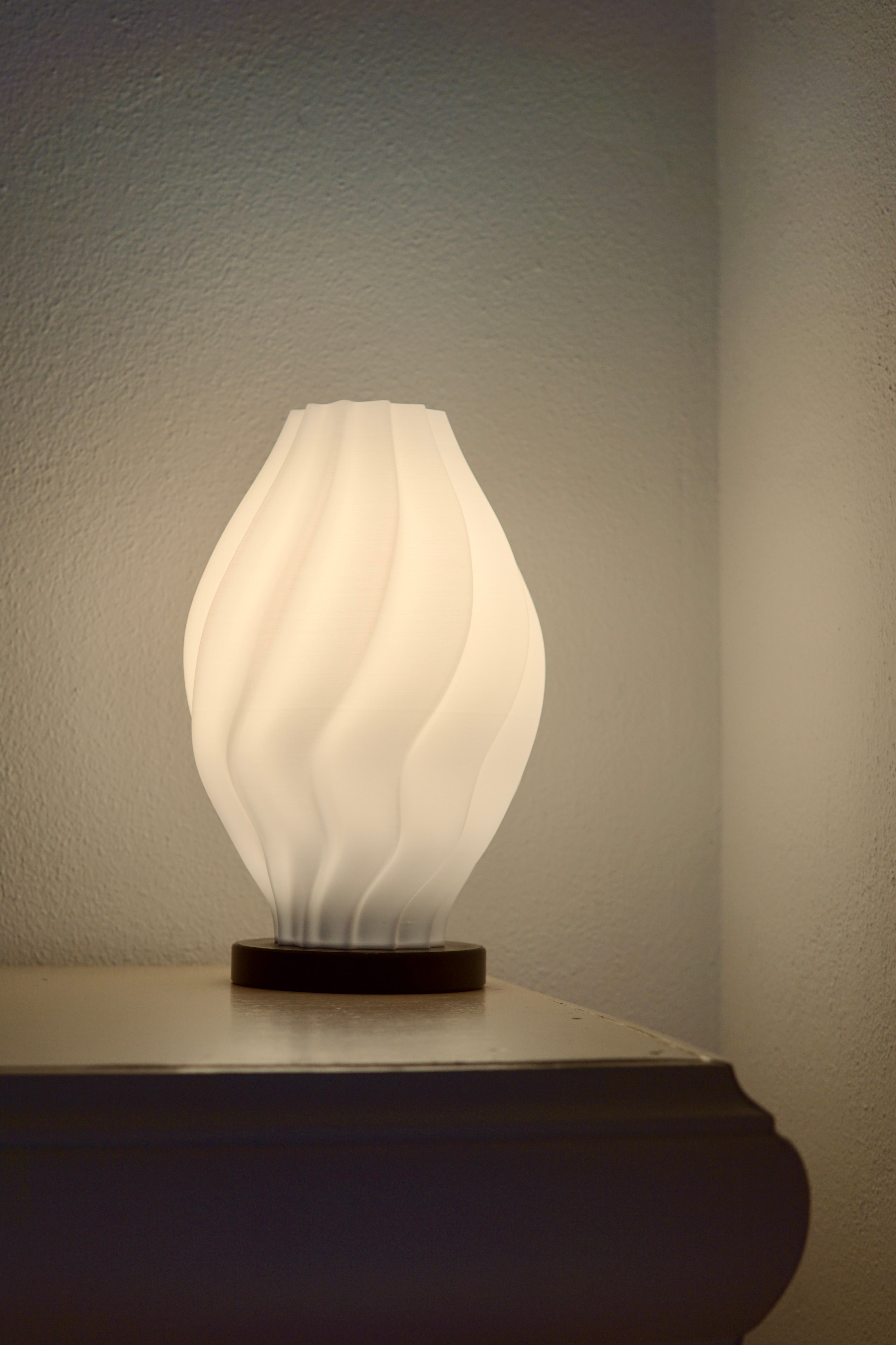 North Sea Wave S pure white - tabe lamp