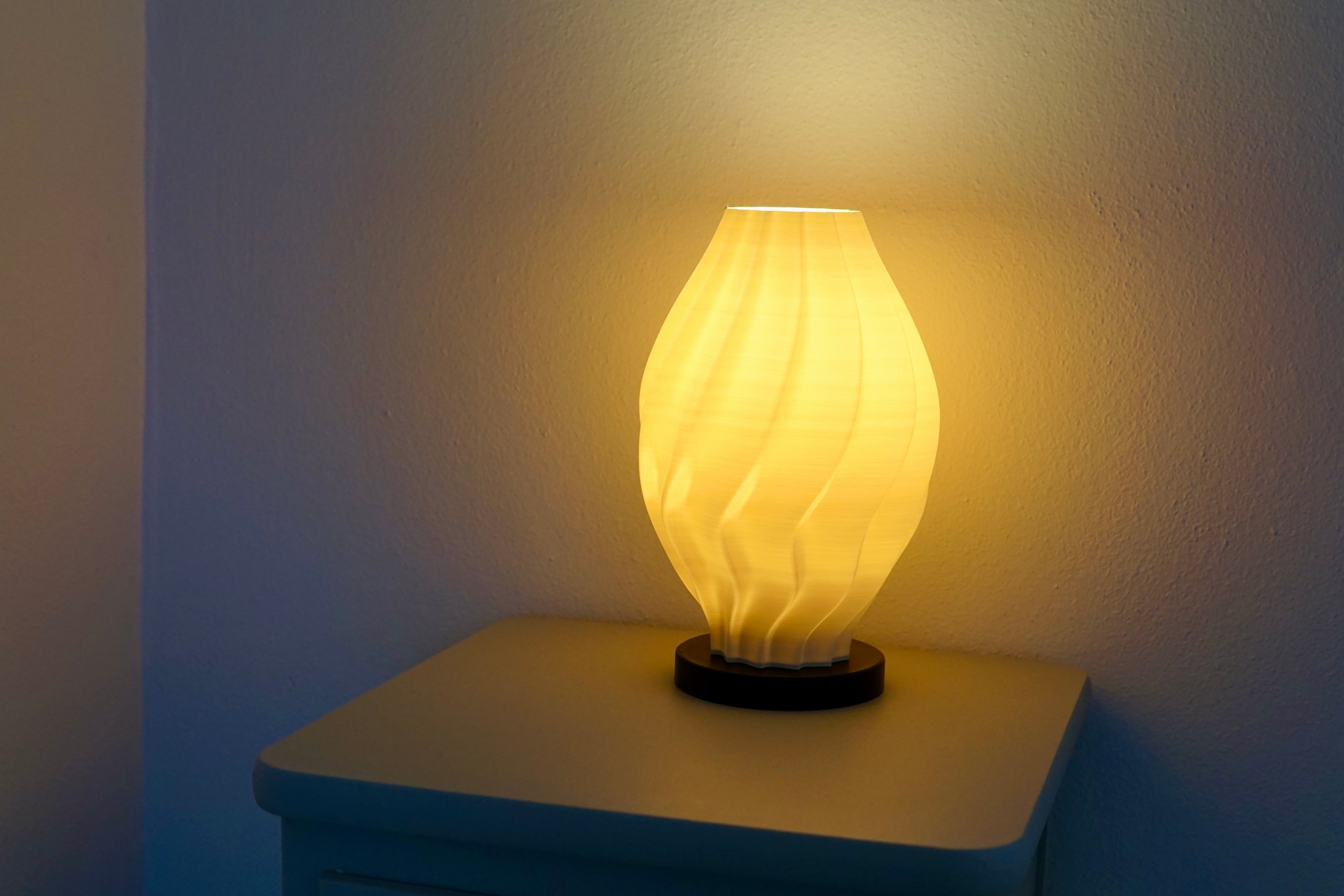 North Sea Wave S pure white - tabe lamp