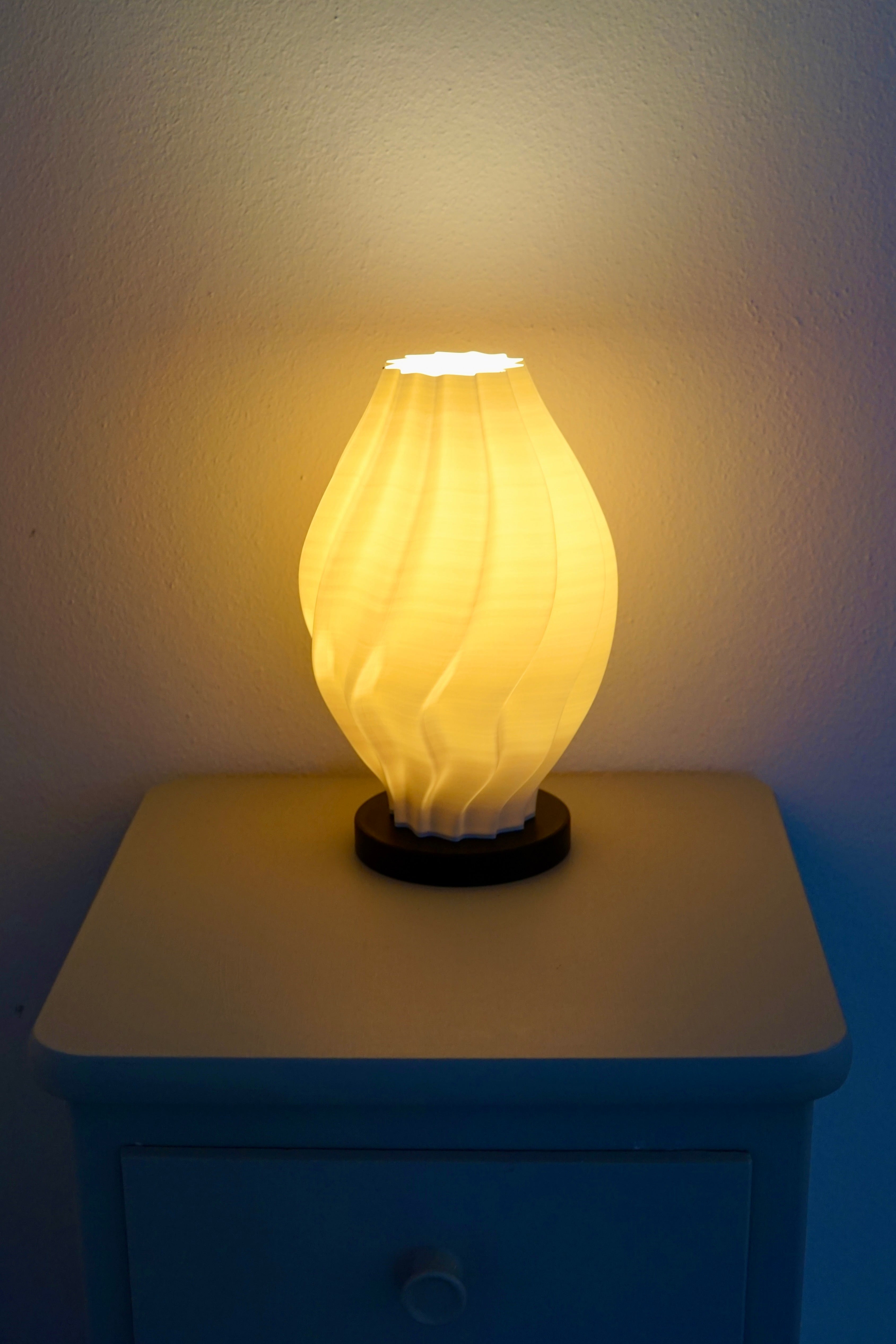 North Sea Wave S pure white - tabe lamp