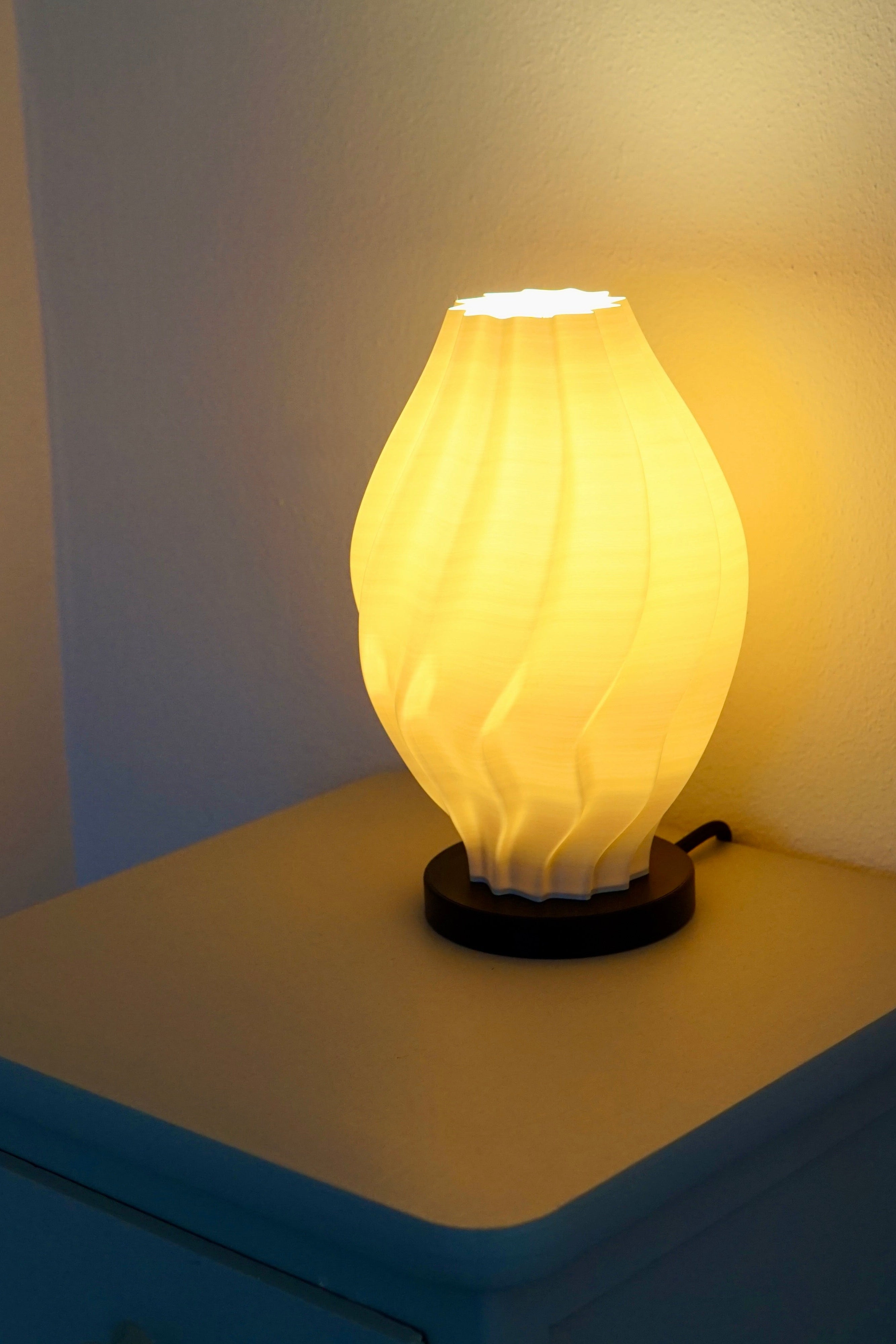 North Sea Wave S pure white - tabe lamp