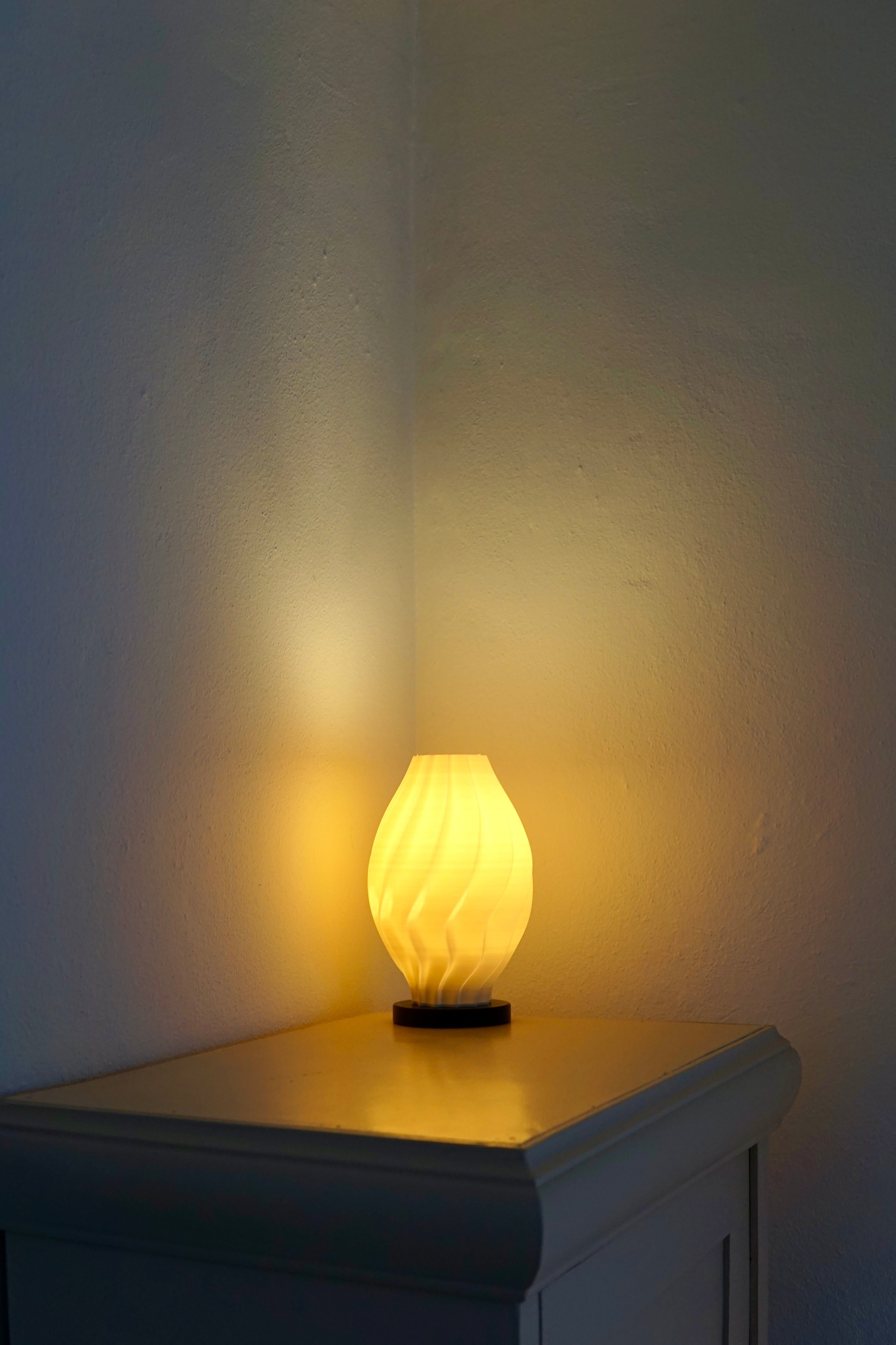 North Sea Wave S pure white - tabe lamp
