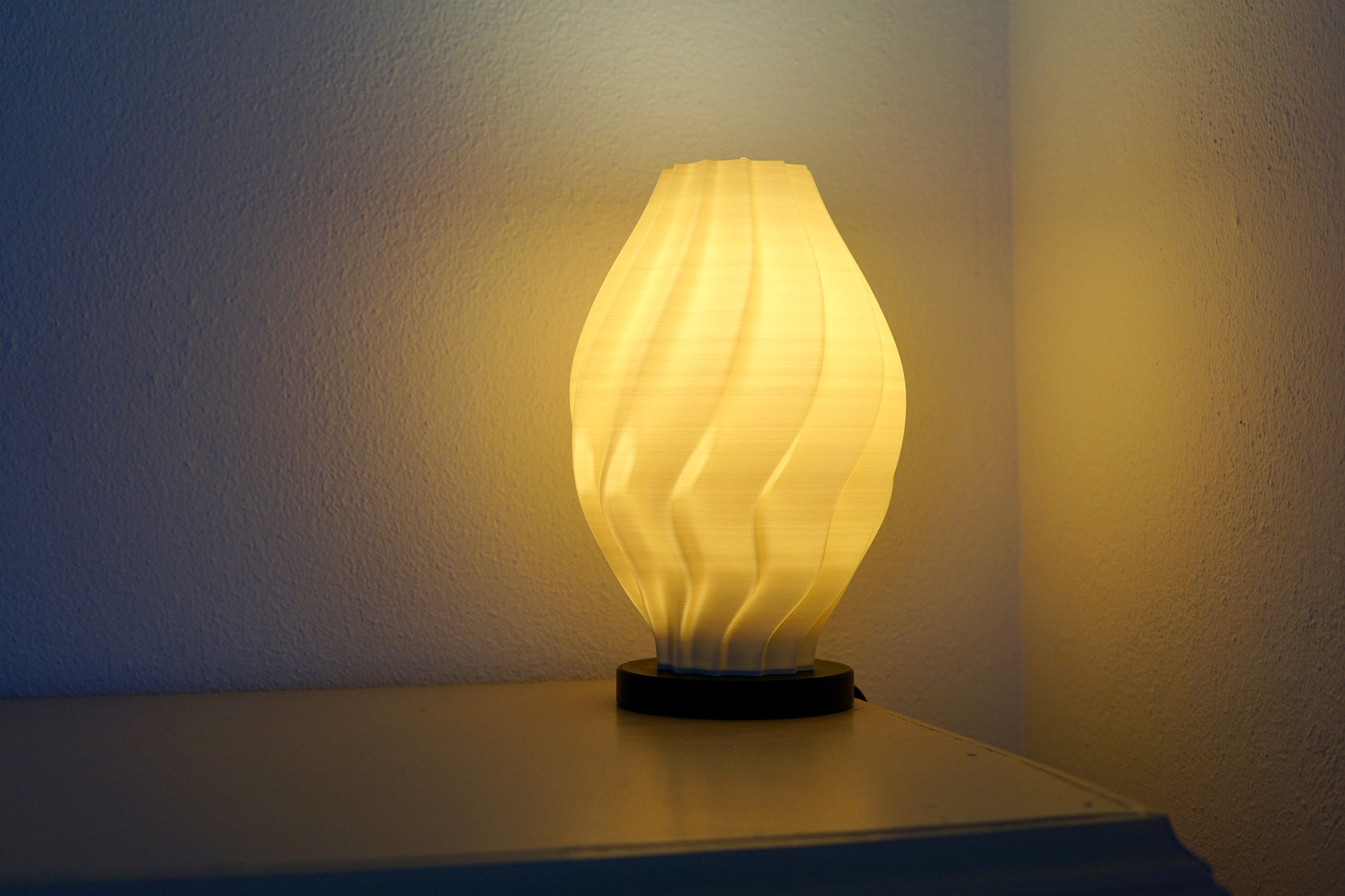 North Sea Wave S pure white - tabe lamp