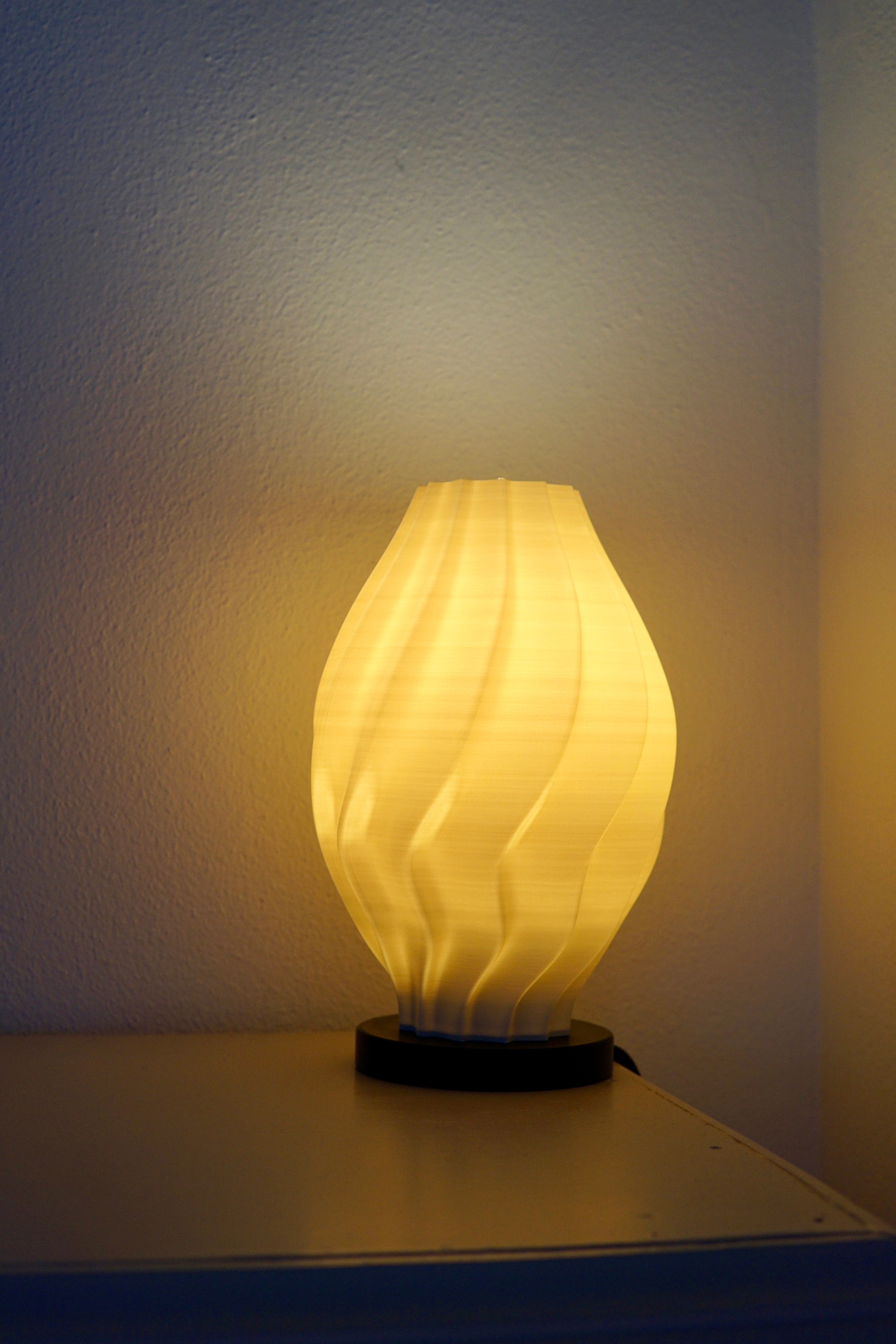 North Sea Wave S pure white - tabe lamp