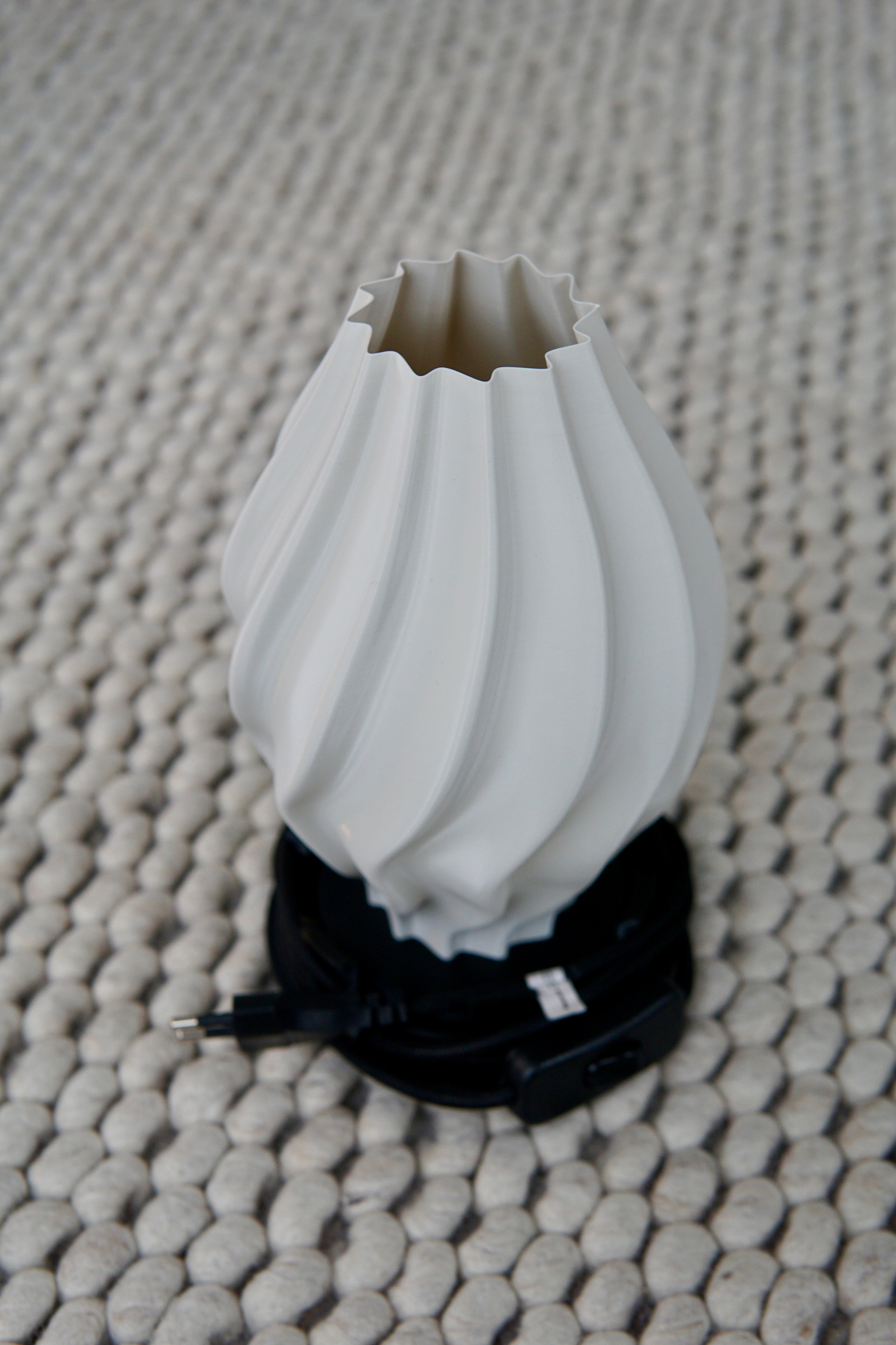 North Sea Wave S pure white - tabe lamp